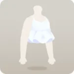 フリル付きキャミソール