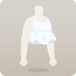フリル付きキャミソール