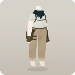 探求する考古学者の服