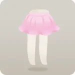ピンクフラワースカート