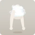 ふわふわ泡のクロップタンクトップ