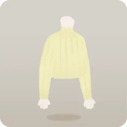 タートルネックインナー・黄