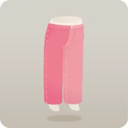 苺色のパンツ