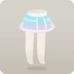 ネオンカラーホロスカート