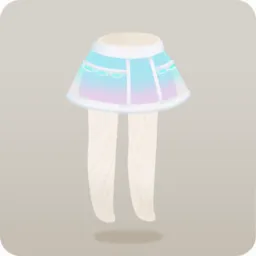 ネオンカラーホロスカート
