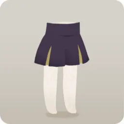 ハイウエストキュロットパンツ