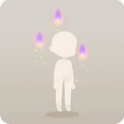 煌めく炎