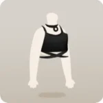 黒クロップトップス