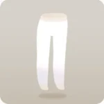 果て色のカジュアルパンツ