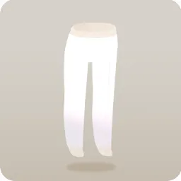 果て色のカジュアルパンツ