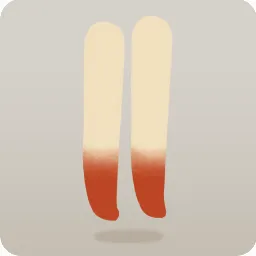 赤に染まるタイツ