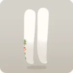 クリスマスホワイトコットンタイツ