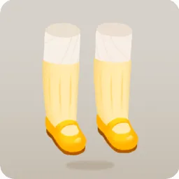 ハチミツ色のパンプス
