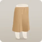 ベージュワイドパンツ