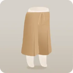 ベージュワイドパンツ