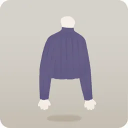 タートルネックインナー・紫
