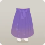 シンプルな袴・紫
