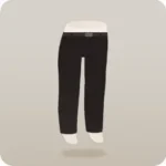 フォーマルな黒パンツ