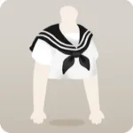 モノトーンセーラーシャツ