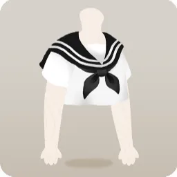 モノトーンセーラーシャツ