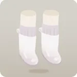 淡色のレインブーツ