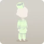 シンプル寿司職人・帽子付き