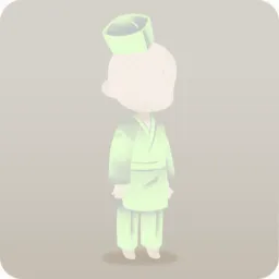 シンプル寿司職人・帽子付き