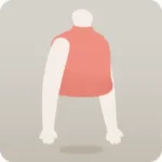 ハイネックノースリーブニット