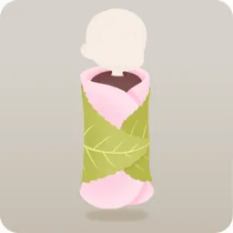 桜餅に包まれて