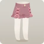レースアップショートパンツ