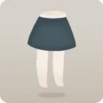 アットホームデニムスカート