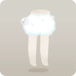 ふわふわ泡のパンツ