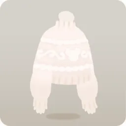 ホイップ柄ニット