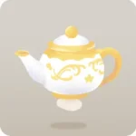 お茶会の日のティーポット