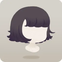 ダークベリー外はねボブヘア