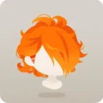 外ハネ目隠れヘア