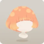 おちゃめなベージュキノコヘア
