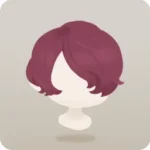 ボルドーショートウェーブ