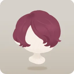ボルドーショートウェーブ