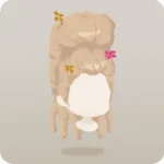 華やかな貴族の髪