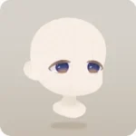 夜空と焚き火を眺める目