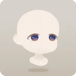 夜空と焚き火を眺める目