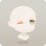 夕映えのコスモス畑を眺める瞳