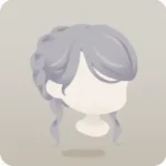 記憶を辿る少女の編み込みヘア
