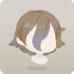 夜色に反射するショートヘア