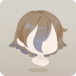 夜色に反射するショートヘア
