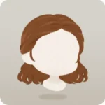 おでこの見えるふわミディアム