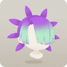 奇抜なトゲアレンジヘア