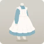 ティールームのメイドワンピ