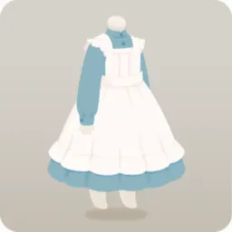 ティールームのメイドワンピ